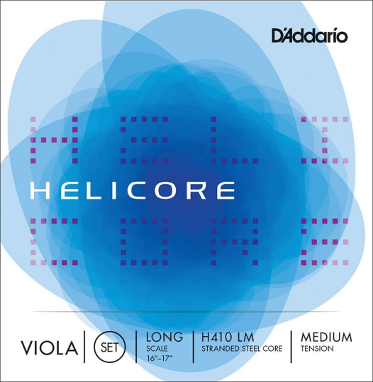 D' Addario Helicore, JEU pour alto short scale (=13"-14") / medium