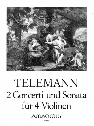 Telemann, 2 Concerti et Sonate pour 4 Violons 