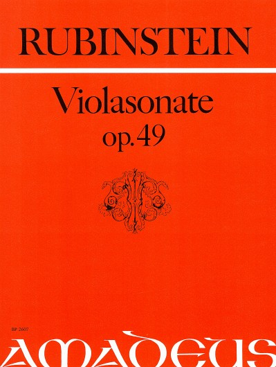 Rubinstein, Sonate en fa mineur op. 49 