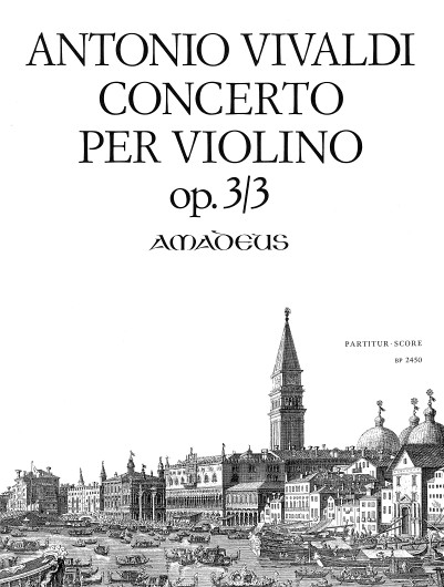 Vivaldi, Concerto en Sol majeur op. 3/3 RV 310 