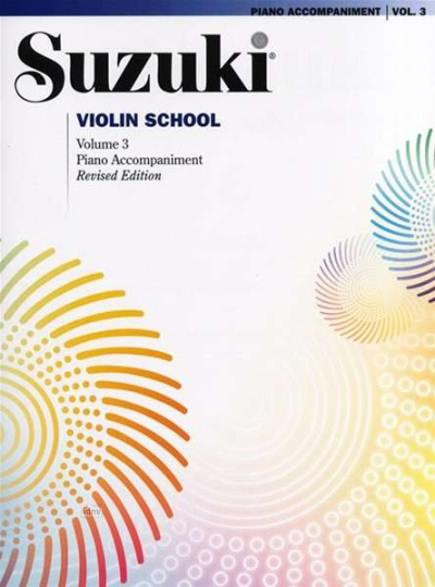 Suzuki école du violon avec accompagnement piano, volume 3 