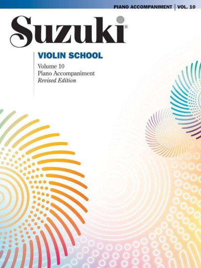 Suzuki école du violon avec accompagnement piano, volume 10 
