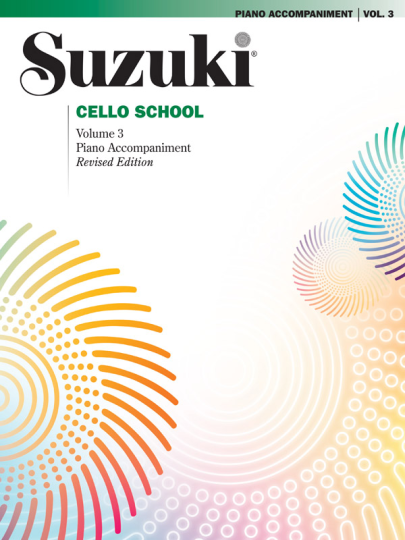 Suzuki école de violoncelle - accompagnement piano , volume 3 