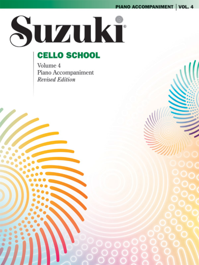 Suzuki école de violoncelle - accompagnement piano , volume 4 