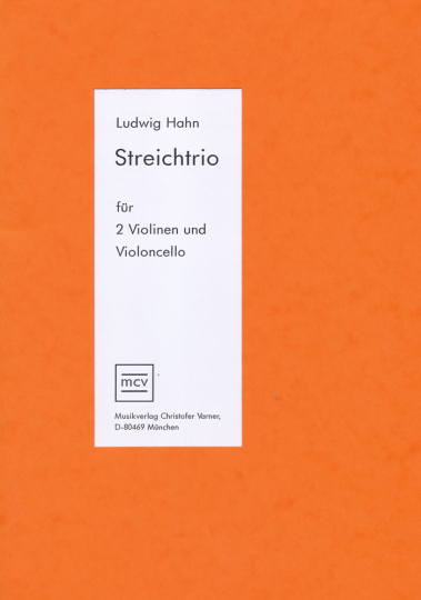 L. Hahn (1905-1973), Trio à cordes, pour 2 violons et violoncelle 