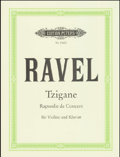 M. Ravel, Tzigane, Rapsodie de Concert 