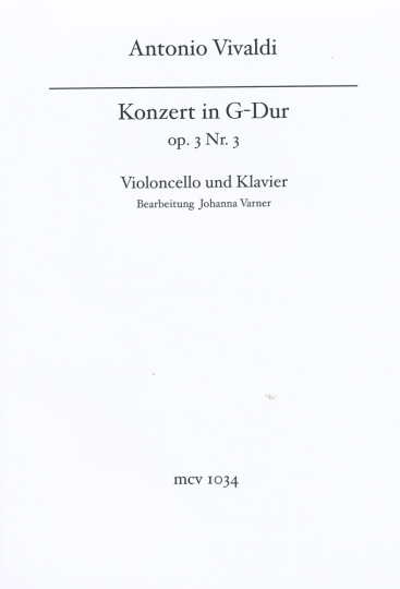 A. Vivaldi (1687-1741), Concerto op.3 Nr 3 
