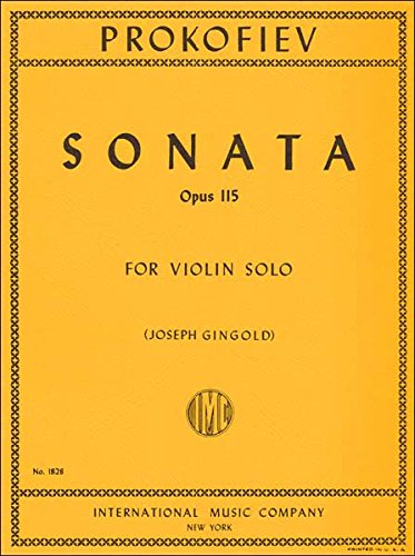 Prokofiev, Sonate Opus 115 