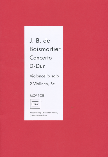 Joseph B. de Boismotier (1689-1755), Concerto en ré majeur 
