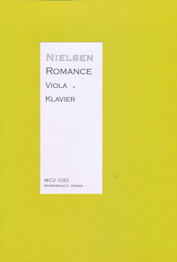 Carl August Nielsen (1865-1931), Romance pour alto et piano 