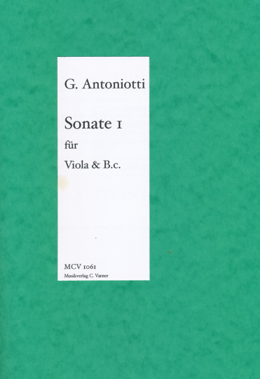 Giorgio Antoniotti, 1.Sonate 