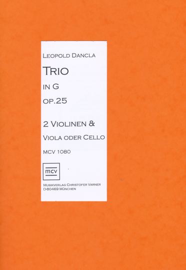 Leopold Dancla, Trio in G op. 25 