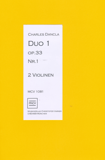 Charles Dancla, Duos op.33 Nr. 1 
