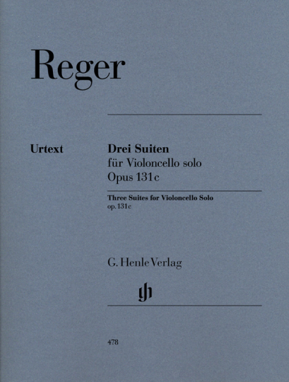 Reger, Trois suites pour violoncelle, Opus 131 c 