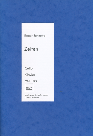 Roger Jannotta (1943), Zeiten: Epoques, pour violoncelle et piano 