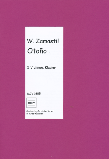 W.Zomastil (1981), Otono, pour deux violons et piano 