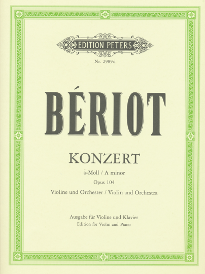 Bériot, Concerto en la mineur, Opus 104 