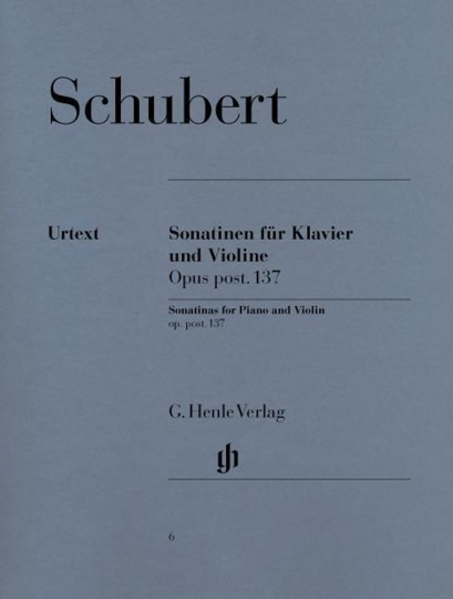 F. Schubert, Sonatines pour piano et violon op. post. 137 