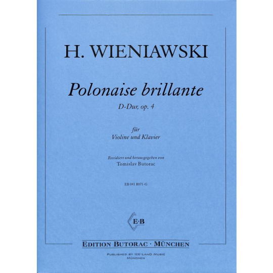 H. Wieniawski, Polonaise brillante 1, Ré majeur, op. 4 