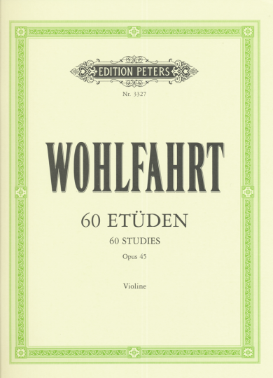 Wohlfahrt, 60 Études, Opus 45 