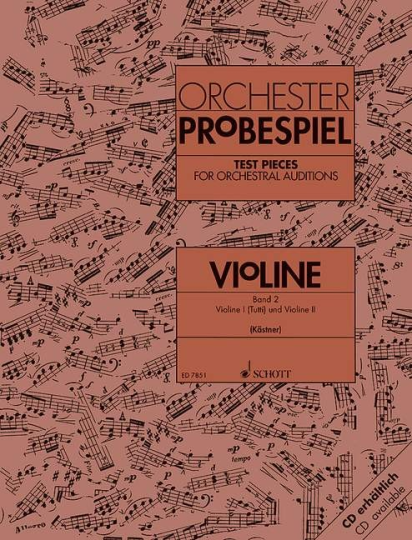 "Orchester-Probespiel" pour violon - Vol. 2 