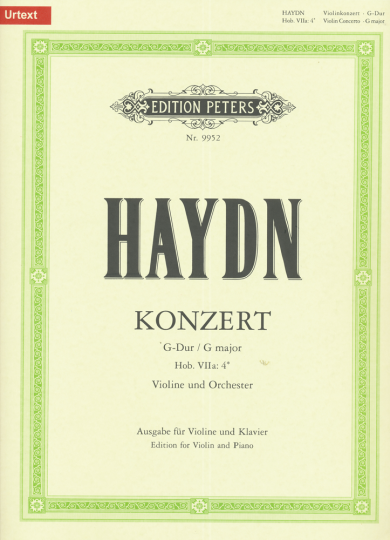 Haydn, Concerto en Sol majeur, Hob. VIIa:4* 