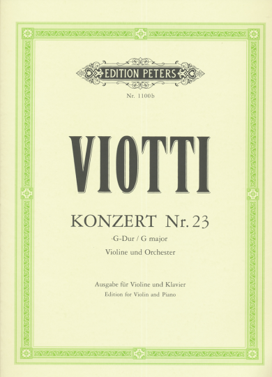 Viotti, Concerto Nr. 23, sol majeur 