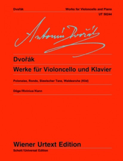 Antonín Dvorák Werke für Violoncello und Klavier 